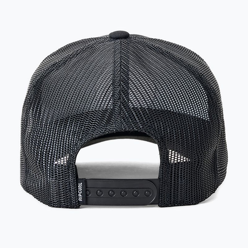 Cappellino con visiera per bambini Rip Curl Wetsuit Icon Trucker washed black 3