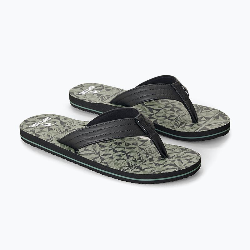 Infradito da uomo Rip Curl Ripper Bloom military green 2