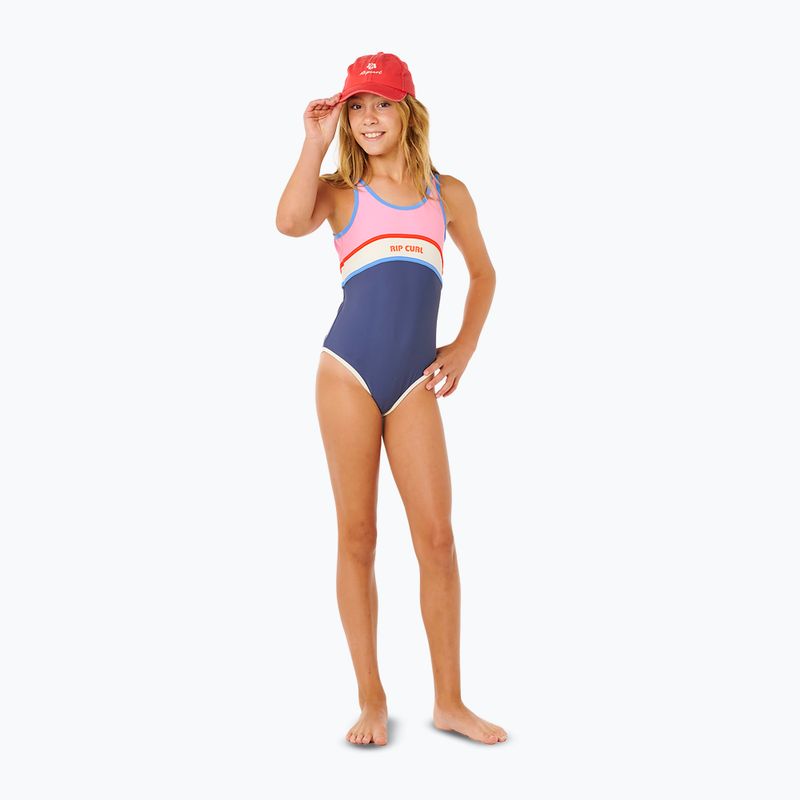 Costume da bagno intero per bambini Rip Curl Surf Revival navy 2
