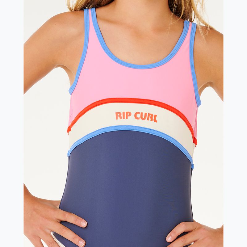 Costume da bagno intero per bambini Rip Curl Surf Revival navy 6