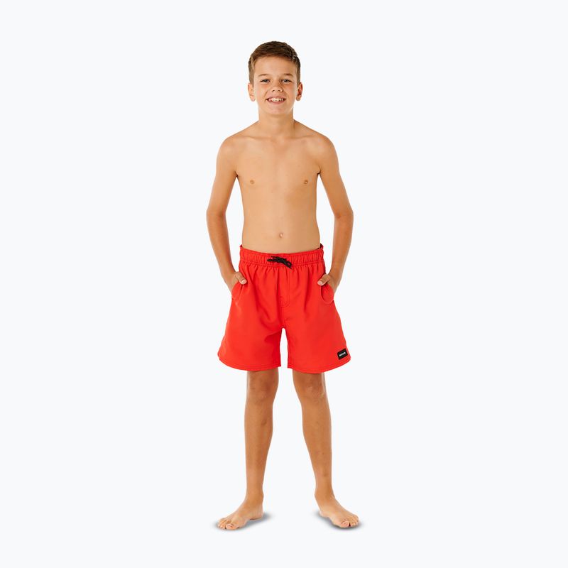 Costume da bagno corto per bambini Rip Curl Offset Volley red 2