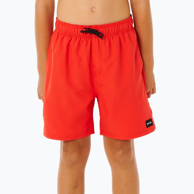 Costume da bagno corto per bambini Rip Curl Offset Volley red 3