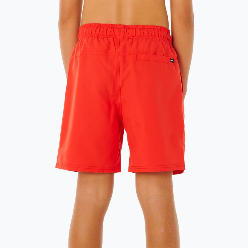 Costume da bagno corto per bambini Rip Curl Offset Volley red 4
