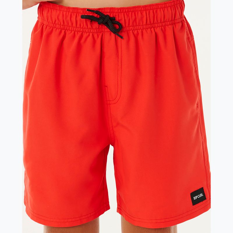 Costume da bagno corto per bambini Rip Curl Offset Volley red 6