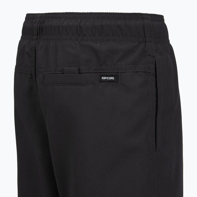 Costume da bagno corto per bambini Rip Curl Offset Volley black 4