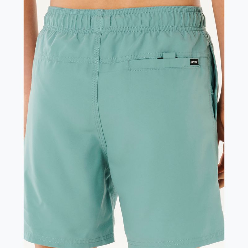 Costume da bagno corto per bambini Rip Curl Offset Volley blue lagoon 5