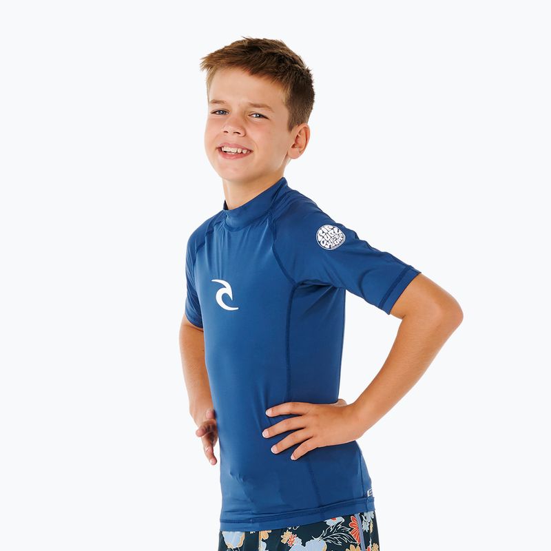 Maglietta da nuoto per bambini Rip Curl Waves Upf light navy 4