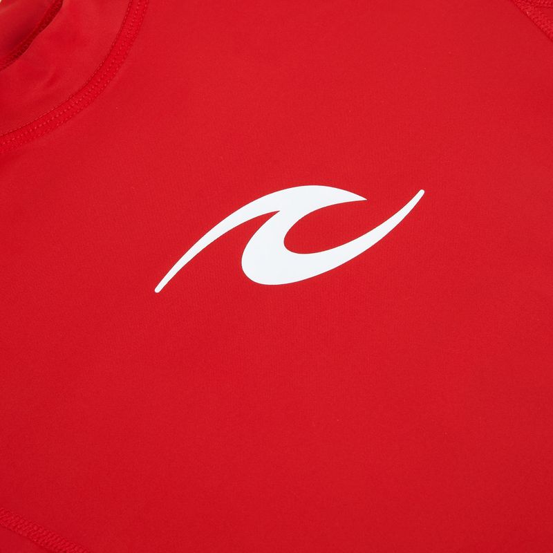 Maglietta da nuoto per bambini Rip Curl Waves Upf lava red 3