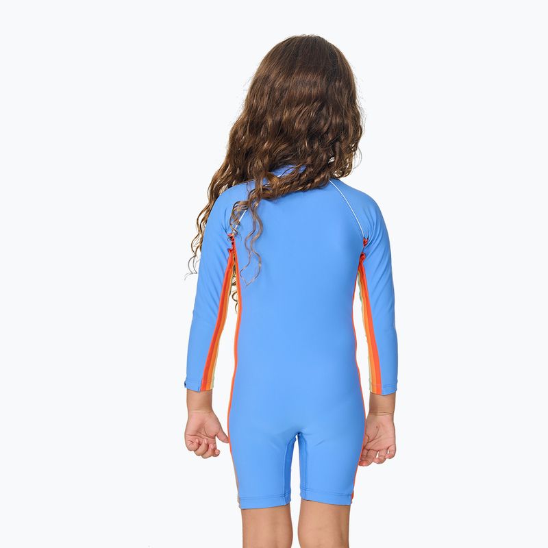 Costume da bagno intero per bambini Rip Curl Sun Revival Springsuit cornflower blue 2