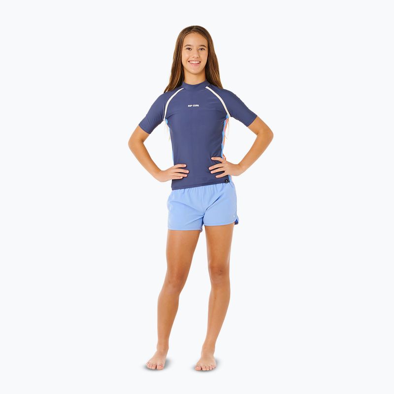 Maglietta da nuoto per bambini Rip Curl Surf Revival Rash Vest navy 2