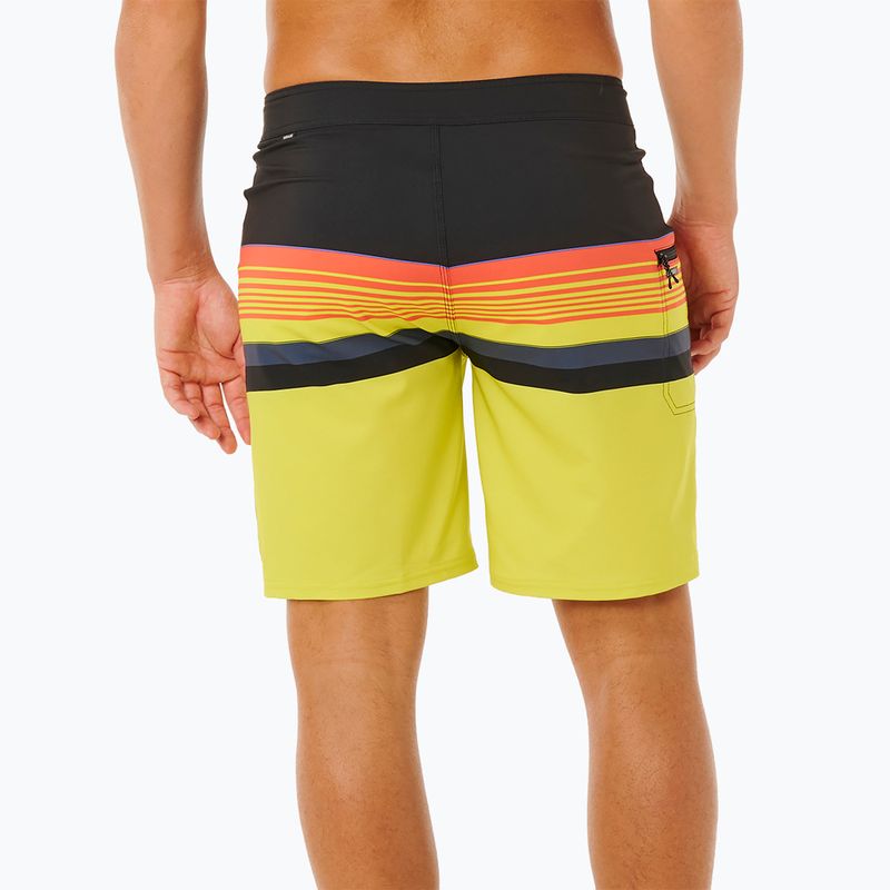 Costume da bagno corto da uomo Rip Curl Mirage Day Breaker 19 neon lime 3
