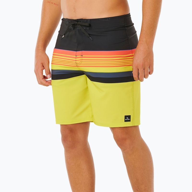 Costume da bagno corto da uomo Rip Curl Mirage Day Breaker 19 neon lime 4