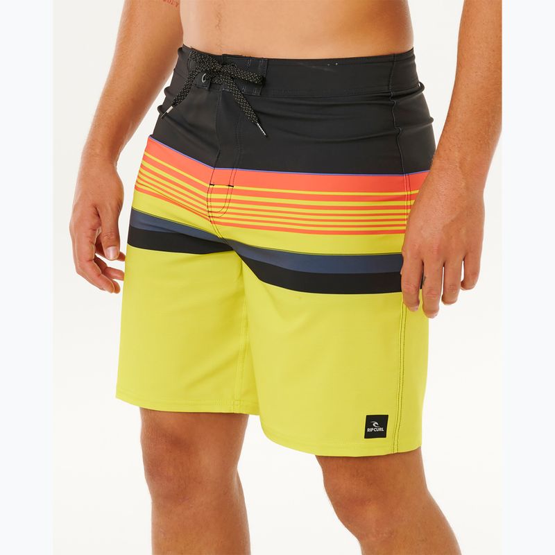 Costume da bagno corto da uomo Rip Curl Mirage Day Breaker 19 neon lime 5