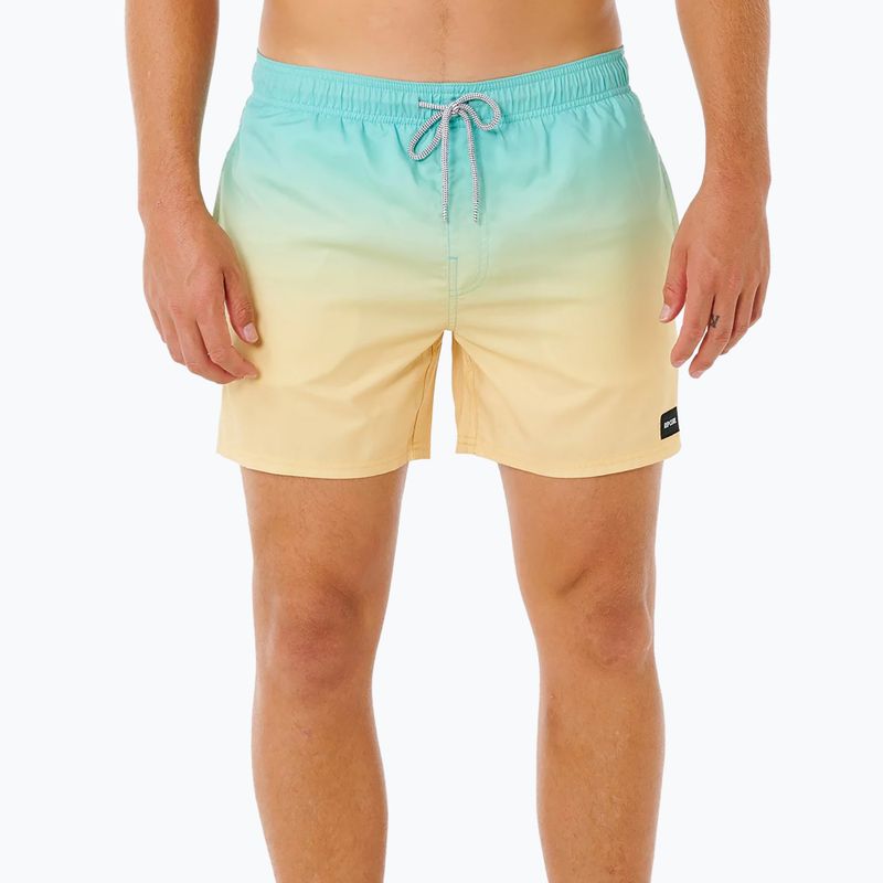 Costume da bagno da uomo Rip Curl Offset Fade Volley aqua