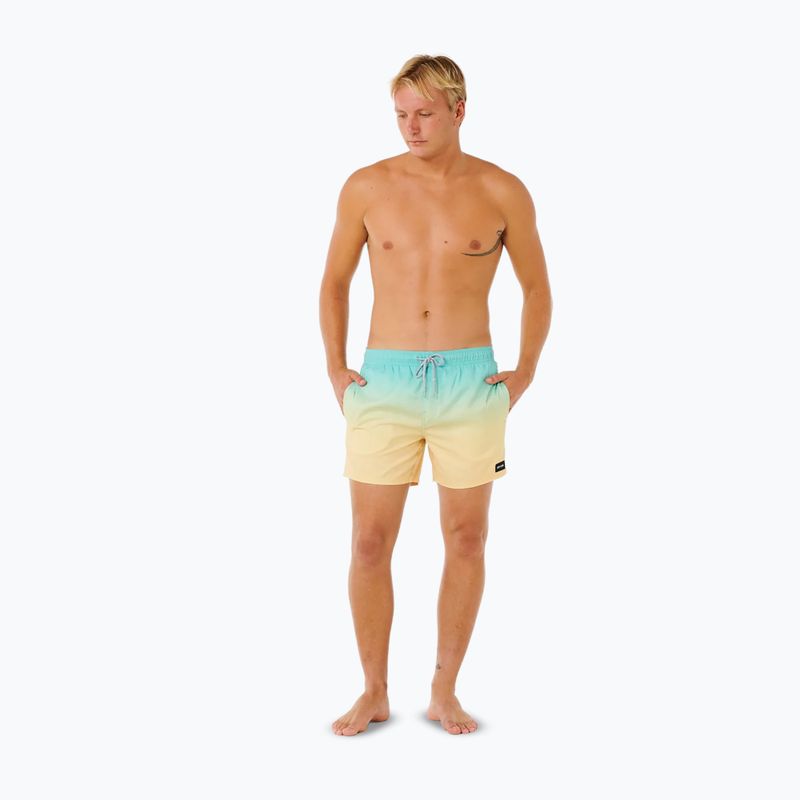 Costume da bagno da uomo Rip Curl Offset Fade Volley aqua 2