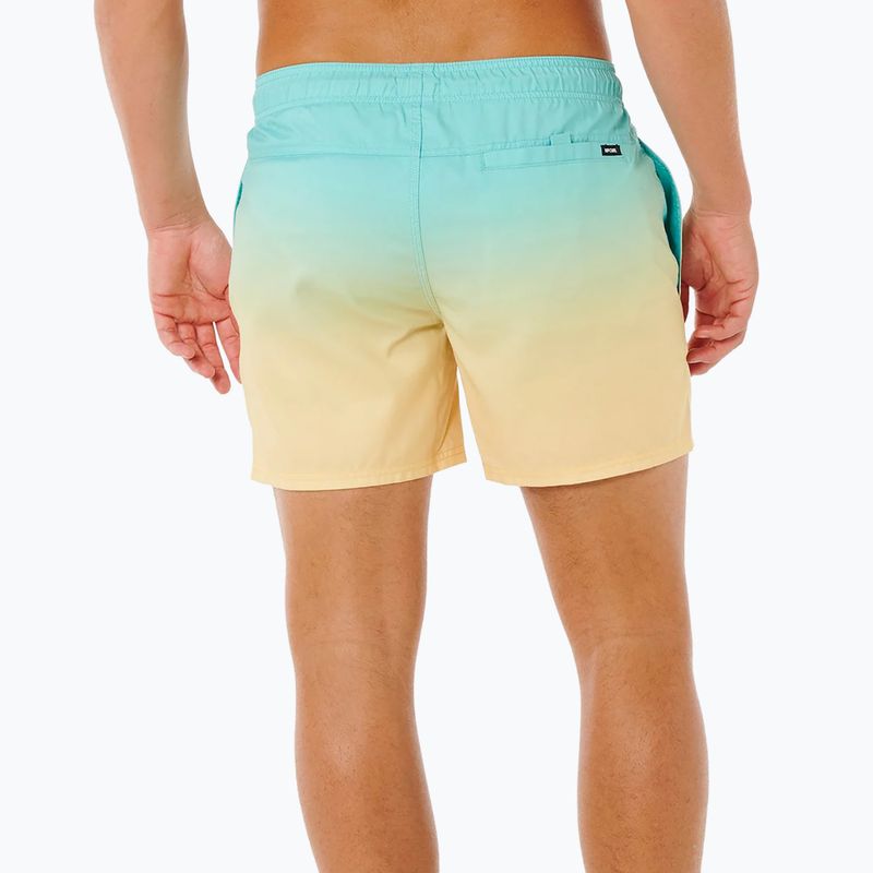 Costume da bagno da uomo Rip Curl Offset Fade Volley aqua 3
