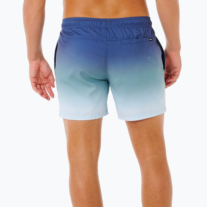 Costume da bagno da uomo Rip Curl Offset Fade Volley light navy 3