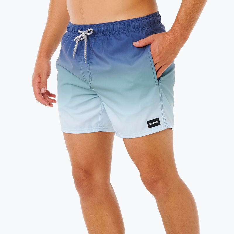 Costume da bagno da uomo Rip Curl Offset Fade Volley light navy 4
