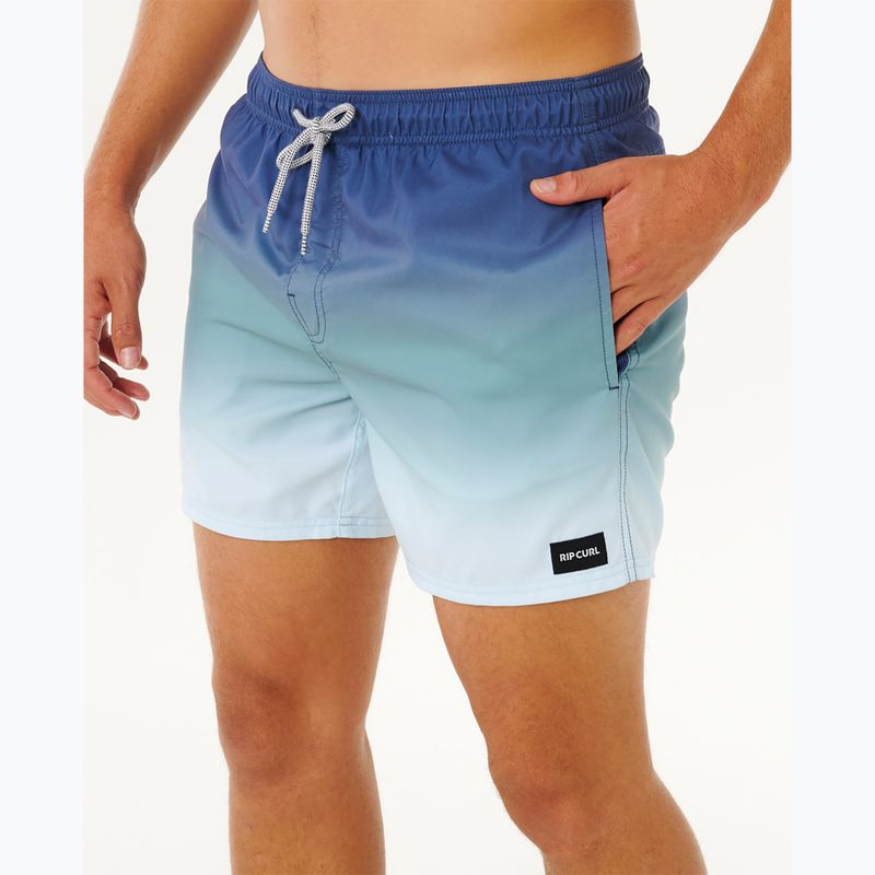 Costume da bagno da uomo Rip Curl Offset Fade Volley light navy 6