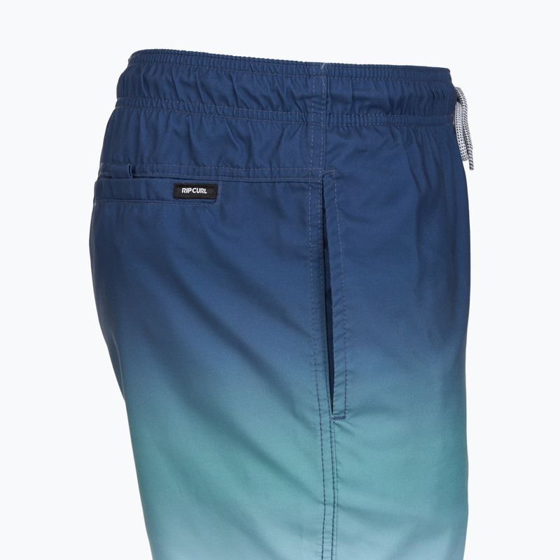 Costume da bagno da uomo Rip Curl Offset Fade Volley light navy 4