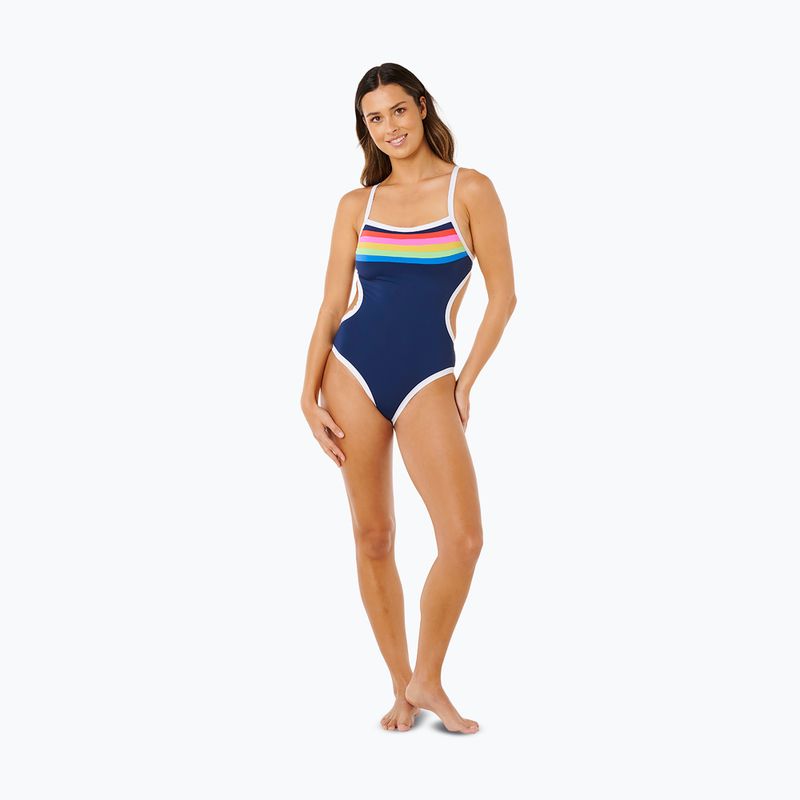 Parte inferiore del costume da bagno Rip Curl Surf Stripe Cheeky dark navy 2