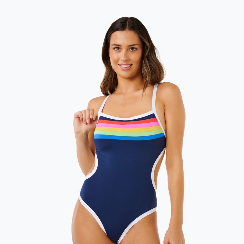 Parte inferiore del costume da bagno Rip Curl Surf Stripe Cheeky dark navy 3