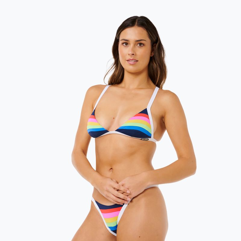 Parte inferiore del costume da bagno Rip Curl Surf Stripe Cheeky dark navy 6