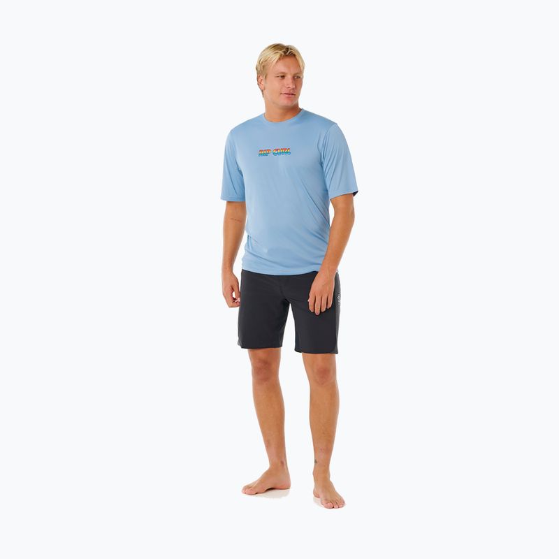 Maglietta da nuoto da uomo Rip Curl Icons Of Surflite Upf faded denim 2