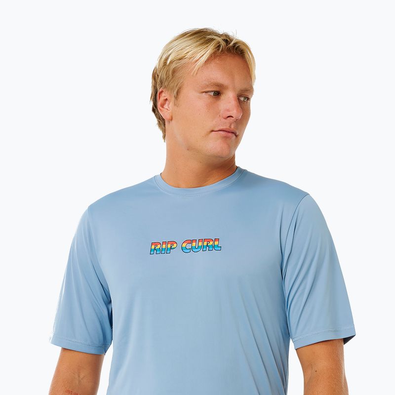 Maglietta da nuoto da uomo Rip Curl Icons Of Surflite Upf faded denim 5