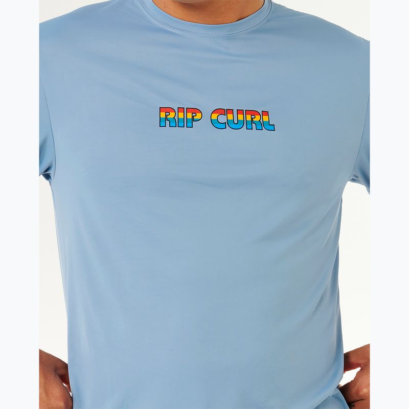 Maglietta da nuoto da uomo Rip Curl Icons Of Surflite Upf faded denim 6
