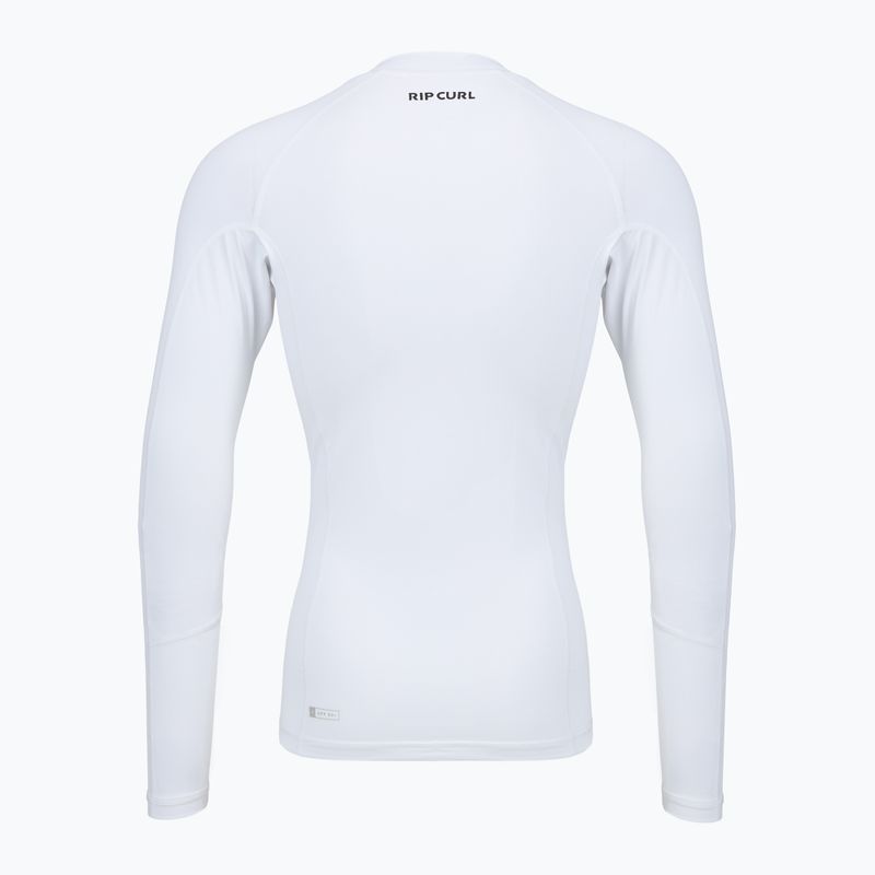 Maglia a maniche lunghe da nuoto da uomo Rip Curl Waves Upf Perf white 2