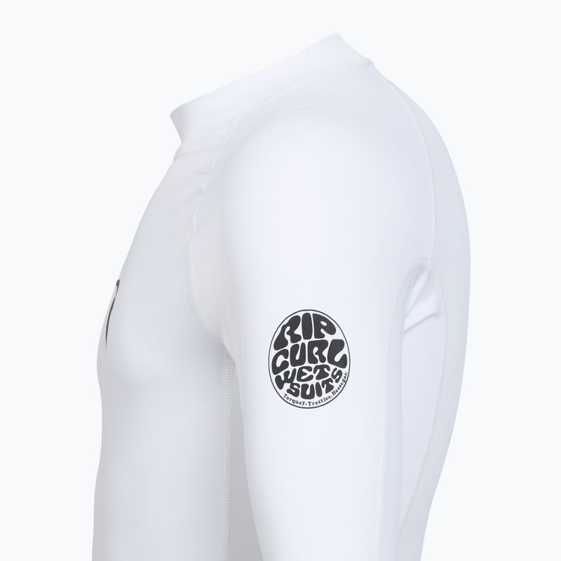Maglia a maniche lunghe da nuoto da uomo Rip Curl Waves Upf Perf white 5