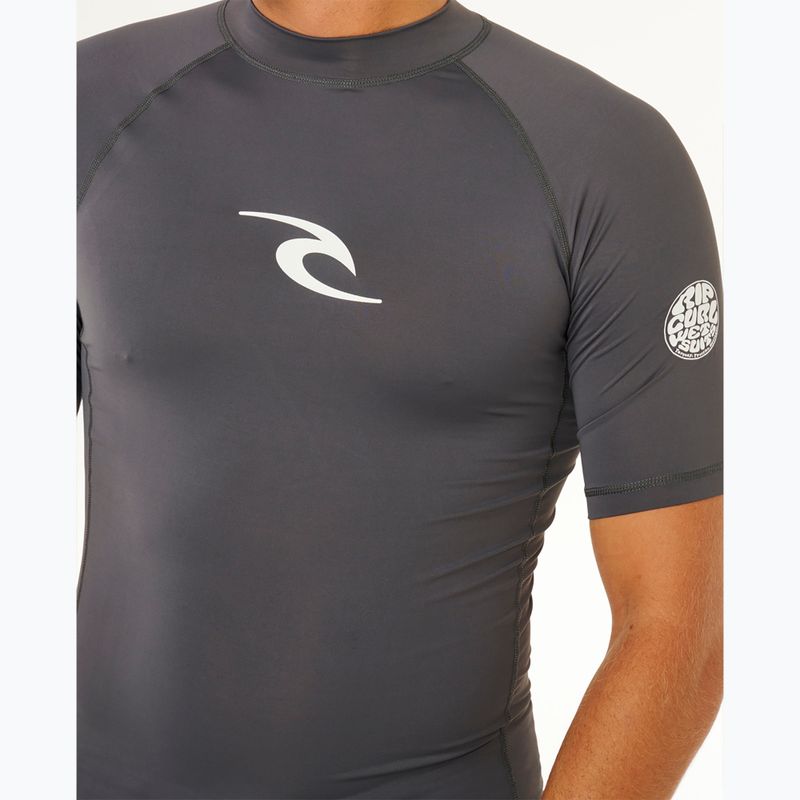 Maglietta da nuoto da uomo Rip Curl Waves Upf Perf charcoal grey 6