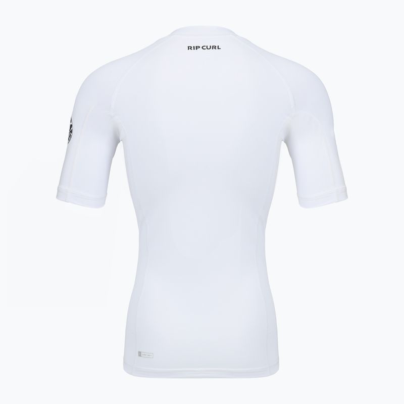 Maglietta da nuoto da uomo Rip Curl Waves Upf Perf white 2