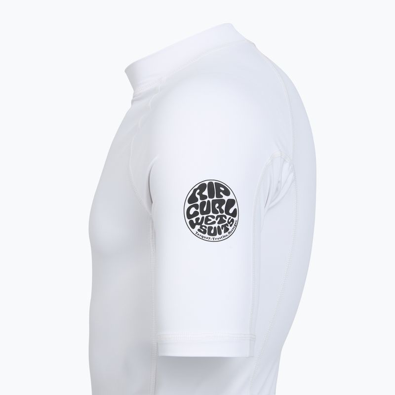 Maglietta da nuoto da uomo Rip Curl Waves Upf Perf white 5