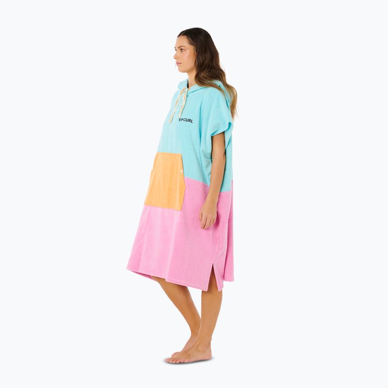 Poncho da donna Rip Curl Premium Surf Hooded Towel light sea blue 4
