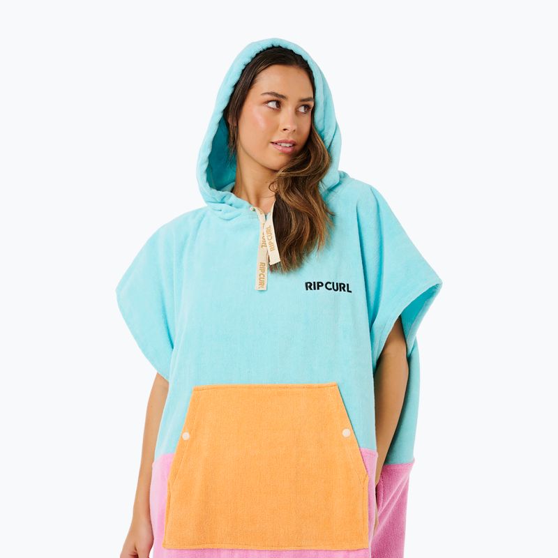 Poncho da donna Rip Curl Premium Surf Hooded Towel light sea blue 5
