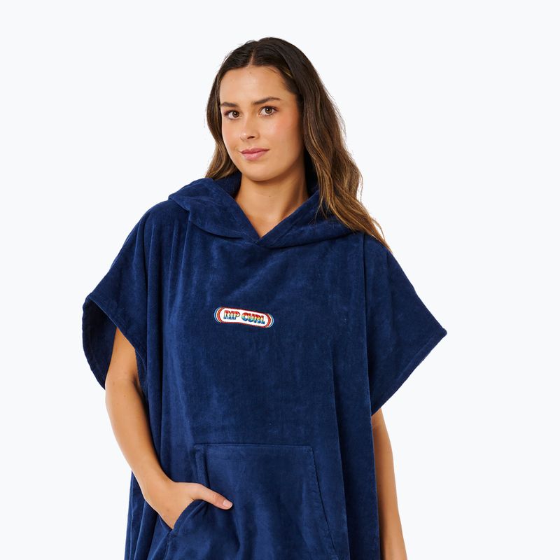 Poncho da donna Rip Curl Icon Hooded Towel dark navy 5