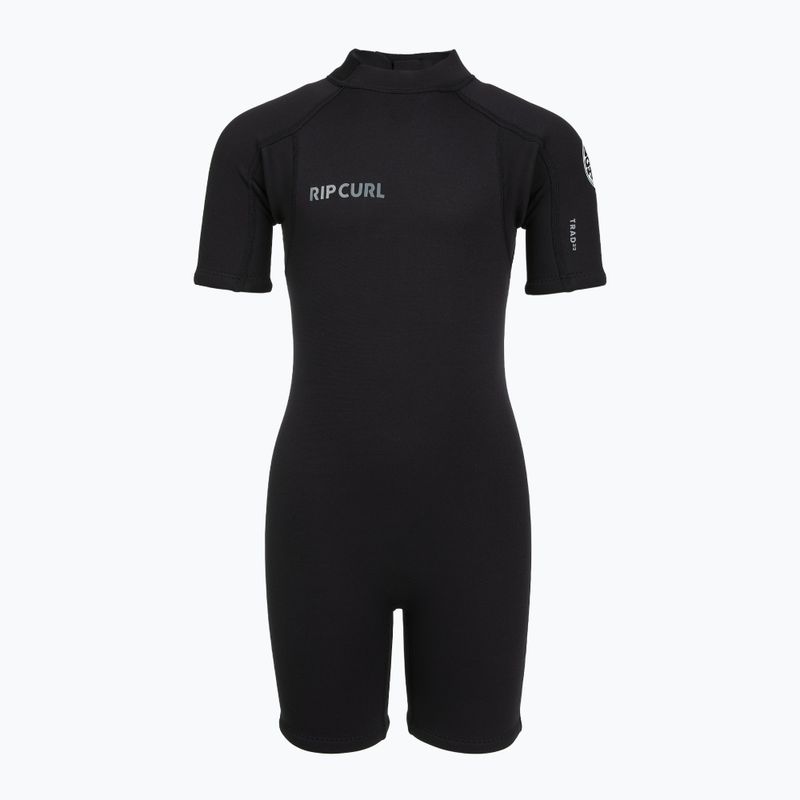Muta da nuoto bambino Rip Curl Groms Trad 2/2 mm Back Zip Springsuit black 2