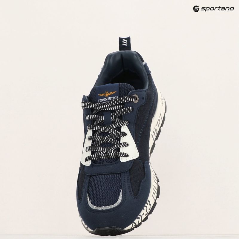 Scarpe da uomo Aeronautica Militare Suola stampata blu chiaro 9