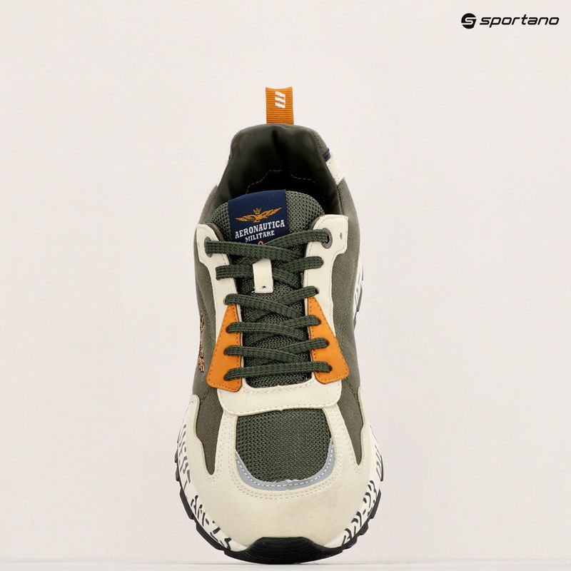 Scarpe da uomo Aeronautica Militare Suola stampata avocado/asteroide grigio 9