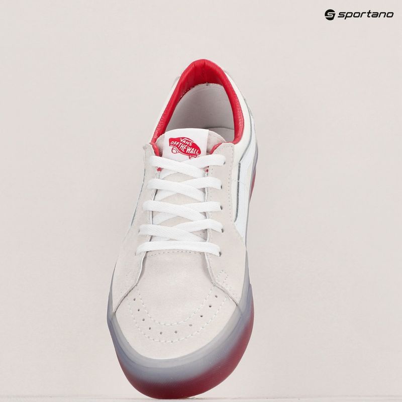 Scarpe Vans SK8-Low bianco/rosso 9