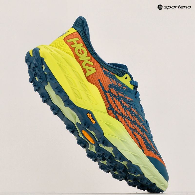 Scarpe da corsa da uomo HOKA Speedgoat 5 Wide blu corallo/sera primorose 9