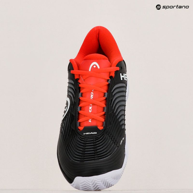 Scarpe da tennis HEAD Revolt Pro 4.5 Clay da uomo nero/rosso 11