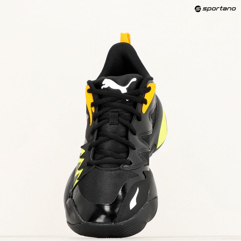 Scarpe da basket da uomo PUMA Genetics puma nero/per sempre rosso 12