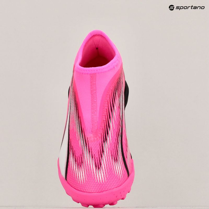PUMA Ultra Match LL TT + Mid Jr scarpe da calcio rosa veleno/puma bianco/puma nero per bambini 9