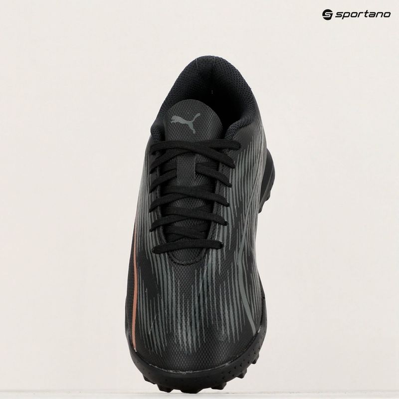 PUMA Ultra Play TT Jr scarpe da calcio per bambini puma nero/rosa rame 16