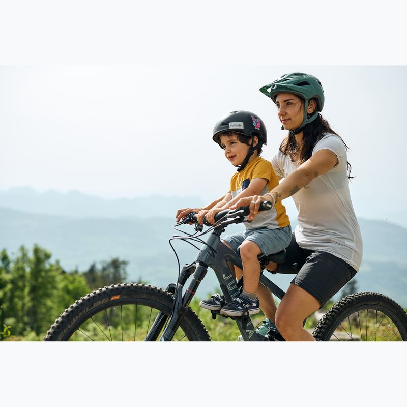 Seggiolino anteriore per bambini da montare sul telaio della bicicletta Shotgun Front Mounted Child Bike Seat black 6