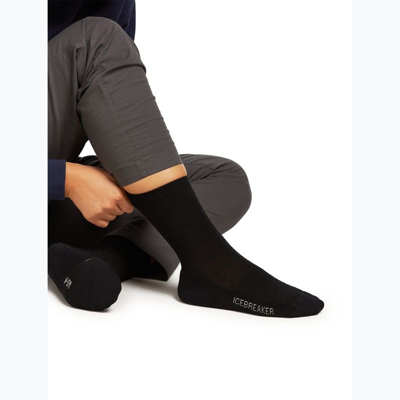 Calze da donna Icebreaker Merino Lifestyle Light Crew black 4