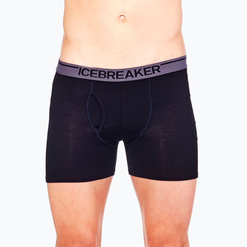 Boxer termici da uomo Icebreaker Anatomica wFly black 2